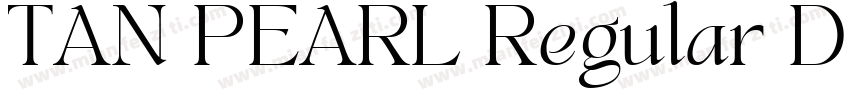 TAN PEARL Regular Dosis Medium字体转换